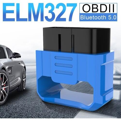 V018 ELM327 V2.2 OBD2 Auto Code Reader Bluetooth 5.0 Repair Accessories Mini OBD II Car Diagnostic Scanner For Android/IOS