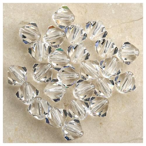 Free Shipping, 144pcs~720pcs/Lot crystal clear Chinese Top Quality Glass/Crystal Bicone Beads.3mm,4mm, 5mm, 6mm, 8mm