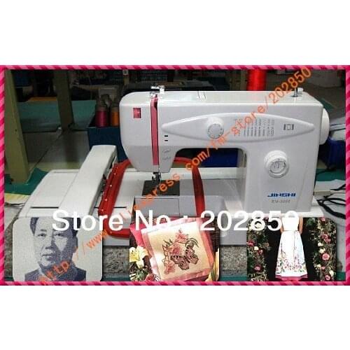 Free Shipping Household Multi-Function Computer Control Embroidery Sewing Machines,Both Sew& Embroidery,A Year Quality Warranty