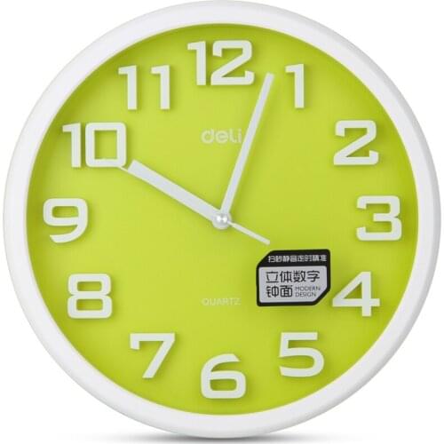 DL Effective 8948 ultra quiet hanging style living room wall clock office supplies Stationery Teaching equipment for office