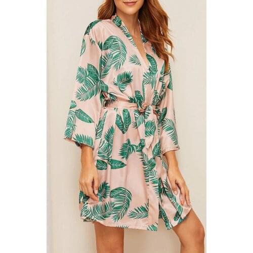 Home Clothes Women Lounge Satin Silk Pajamas Women Robe Gown Sets Women Solid Half Sleeve Summer Underwear Sleepwear Sexy пижама