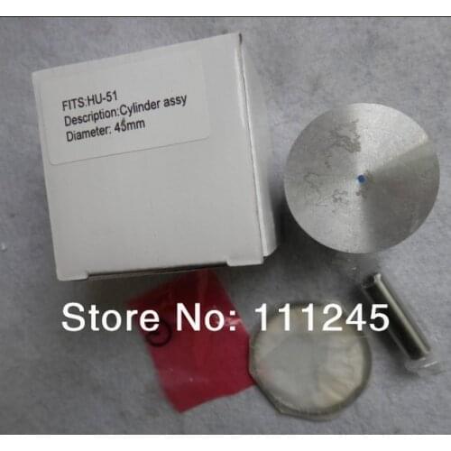 PISTON ASSY 45MM FITS CHAINSAW 50 51 CYLINDER AY CHAIN SAW KOLBEN w/ RING PIN CLIP KIT REPLACES HUS P/N 503 16 77-01