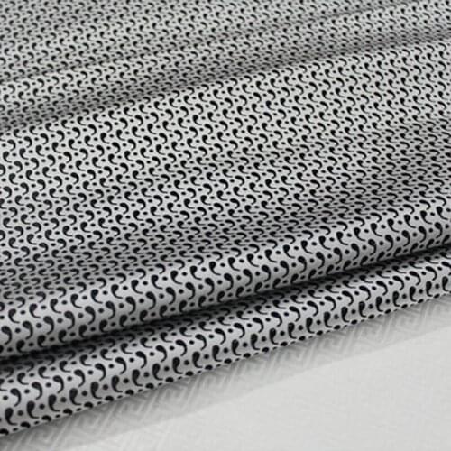 HLQON 75cm width brocade yarn dyed black fabric for patchwork felt tissue telas bed sheet cheongsam dress children cloth coat