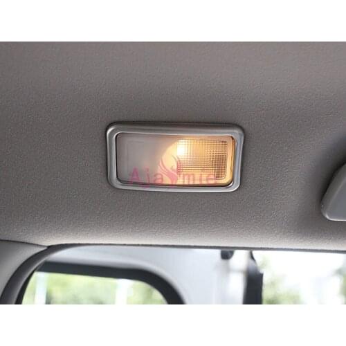 For Toyota Sienna 2011 2012 2013 2014 2015 2016 2017 2018 Chrome Car Styling Interior Roof Reading Lamp Panel Auto Accessories