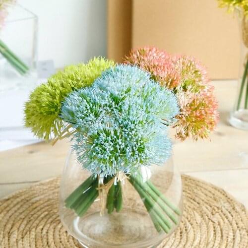 1pc Artificial Flowers Real Touch Hydrangea Fake Plants Plastic Flowers Home Party Decoration
