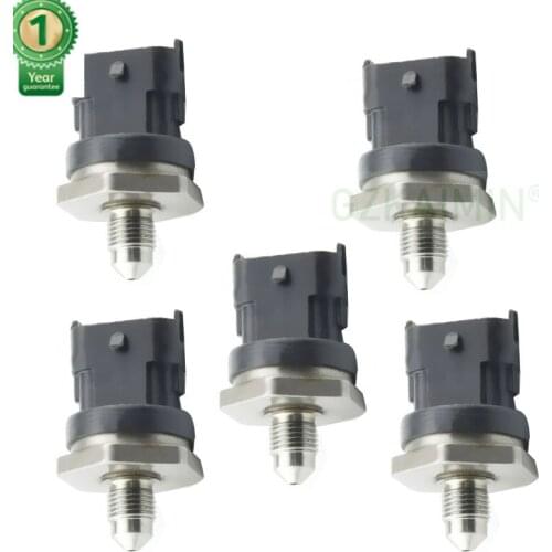 Set 5 pcs HIGH QUALITY Fuel Injection Fuel Rail Pressure Sensor FOR 213-4420 12621292 fit for Cadillac CTS V Wagon 2011