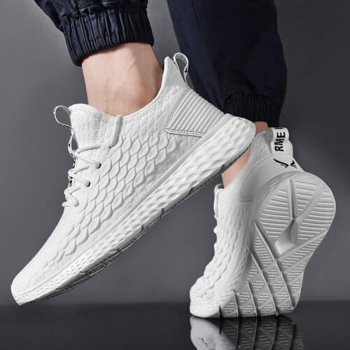 Hot Sale Light Running Shoes Comfortable Casual Mens Sneaker Breathable Non-Slip Wear-Resistant Outdoor Walking Men Sport Shoes