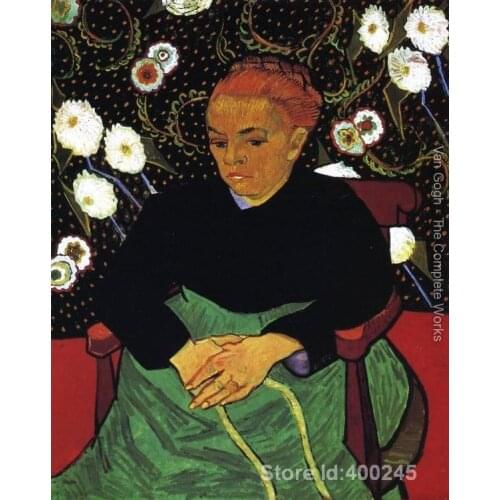 Oil reproduction art by Vincent Van Gogh Madame Roulin Rocking The Cradle (La Berceuse) Home decor Hand painted High quality