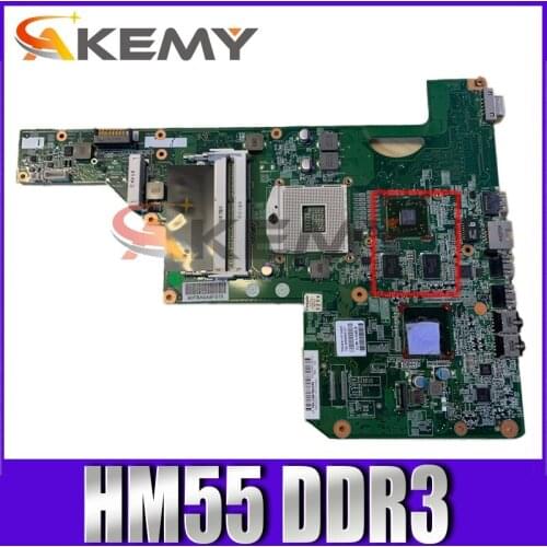 AKemy laptop Motherboard For HP Pavilion G72 615848-001 615848-501 01013Y000-600-G HM55 216-0774009 DDR3 Mainboard