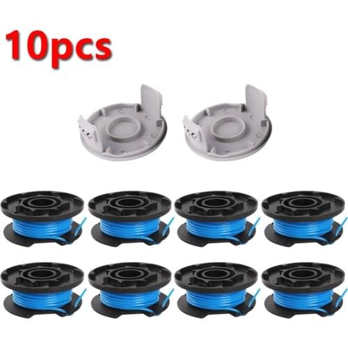 2/3/10pcs Kit String Spools With Spool Line Covers For RYOBI One Lawn Mower Tool AC14RL3A AC80RL3 Trimmer Garden Weed Grass Cut