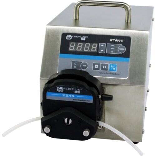 WT600S YZ25 High Flow rate Adjustable Peristaltic Pump Industrial Lab dosing Tubing Peristaltic Pump 50-1700ml/min