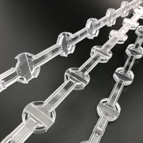 55mm pitch plastic housing;used for 20mm diameter led pixel matrix;45cm long;with 8 sockets