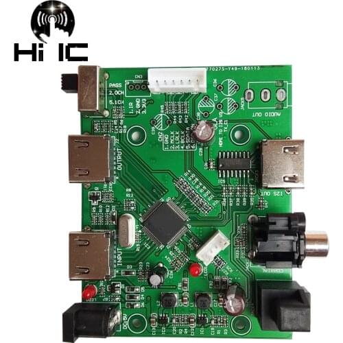 HDMI/MHL to IIS I2S HDMI IIS Receiver Board Separate Extract Audio I2S/DSD/Optical/Coaxial Converter Switch Board