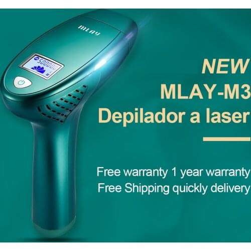 MLAY M3 Portable home depilador a laser ipl laser hair removal machine with one hair removal lamp 500,000 shot for Free Shipping