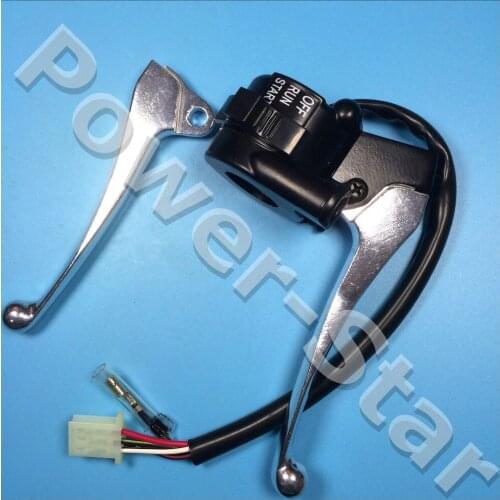 PW50 THROTTLE HOUSING KILL SWITCH CONTROL BRAKE LEVERS ASSEMBLY For YAMAHA Y-ZINGER