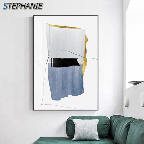 Nordic Combination Painting Fashion Set Posters and Prints Abstract Wall Pictures for Living Room Bedroom Light-colored Wall Art