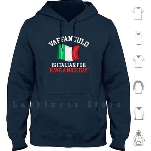 Vaffanculo Is Italian For Have A Nice Day Sarcastic Hoodies Long Sleeve