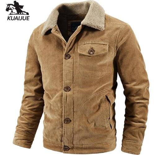 Winter parka men M-5XL 6XL Jacket Mens Plus velvet thickening lapel Mens coats middle aged Business casual warm Corduroy coat