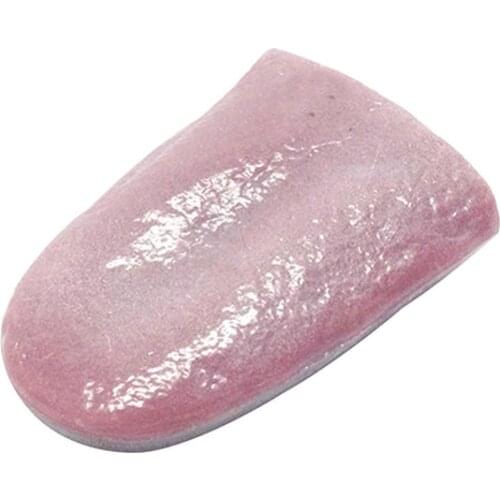 1Pcs Horror Tongue Prop Realistic Pierced Fake Tongue Magic Prop Halloween Party Joke Prank Horrific Tool Photo Prop