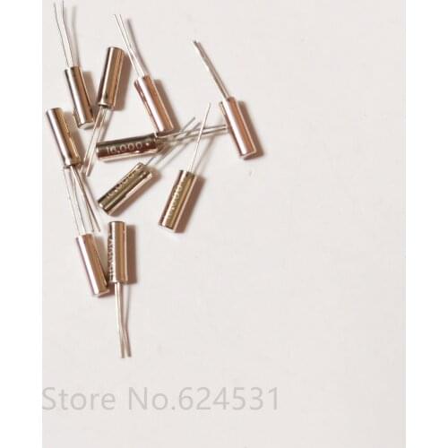 10pcs Cylindrical crystal 2*6 columnar 206 DIP-2 16MHZ 16M 16.000MHZ 20PPM resonator