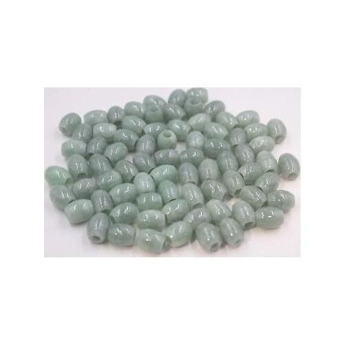 10pcs New Arrival Natural Jade/Jadeite Lucky 13*11mm Oval Beads Pendant