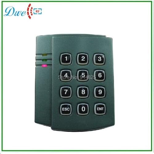 13.56Mhz IC Wiegand 34 PVC Keypad Proximity rfid reader door access control Free Shipping