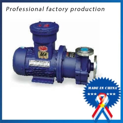 40CQ-20 12m3/h 32m 380v 50hz Explosion protection Stainless Steel Centrifugal Magnetic Pump for chemical use