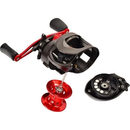 8Kg Max Drag Fishing Reel 18+1 Bb 7.1：1 Baitcasting Fishing Reel Prevent Explosion Line 10-Speed Adjustable Linear