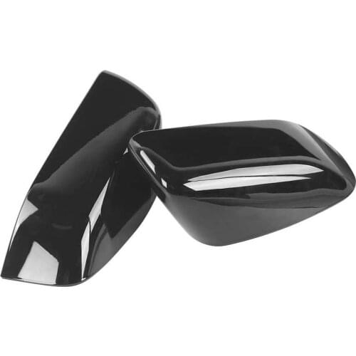 2pcs Rearview Mirror Cover Glossy Black Fit for Land Rover Range Rover Sport/LR2/LR4 car styling
