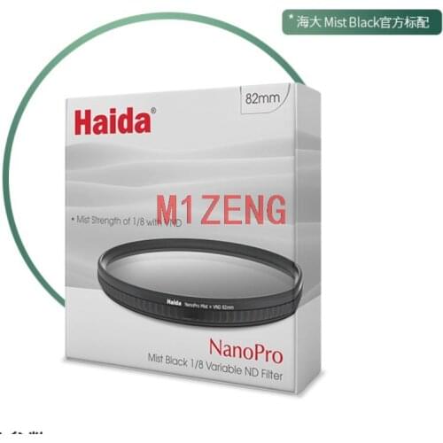 NanoPro 1/8 intensity Mist black variable nd vnd Soft Focus Effect Diffuser Diffusion Lens Filter For 67 72 77 82 95 mm camera