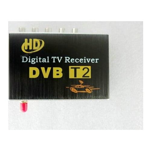 DVB-T2 with Single Antenna Digital TV Receiver MPEG-4 for Car Monitors GPS DVD