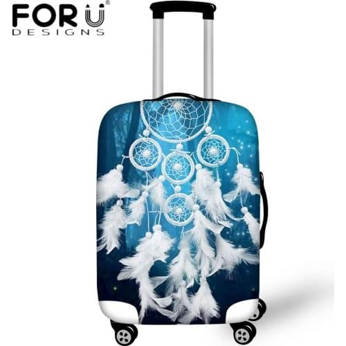 FORUDESIGNS Fashion Luggage Protective Covers Dream Catcher Pattern Suitcase Decor Teenagers Baggage Trunk Elastic Covers 2021