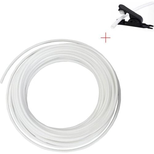12M High quality white Flexible Tube Hose Pipe For RO Water Filter System Aquarium PE Reverse Osmosis 1/4 inch