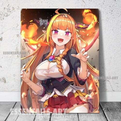 Kiryu Coco Hololive Canvas Wall Art Painting Decor Pictures Bedroom Study studio print Living kid Room Home Decoration Prints