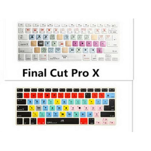 Shortcut keys Keyboard Screen Cover A1278 Final Cut Pro X For Macbook A1278 Apple Find Cut Pro X KC_A1278_TY_FindCutProX