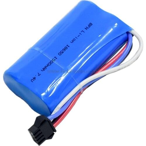 7.4V 2S 1500mAh 15C Li-Ion Battery SM4P plug for HuanQi 961, 962 UdiR/C UDI902, UDI002 RC speedboat