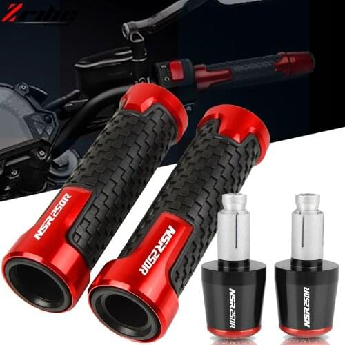 Motorcycle 22mm 7/8" Handlebar Hand Grips Rubber Grip For HONDA NSR250R NSR250 NSR 250 250R MC22 1988 1989 1990 1991 1992 1993