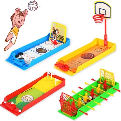 1PCS Basketball Shooting Board Games Desktop Finger Ball Football Basketball Golf Sport Table Games Toy Board Game for Kids Gift