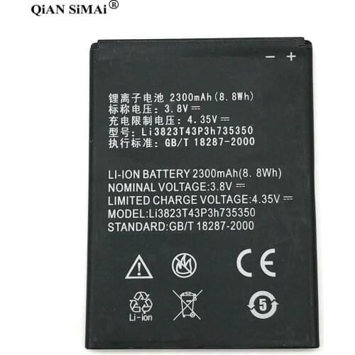 New High Quality Li3823T43P3h735350 2300mAh battery For ZTE V975 V976 N976 N986 U988S phone