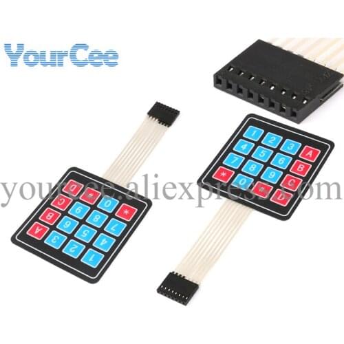 20 pcs High Quality 4*4 4x4 Matrix Array 16 Key Membrane Switch Keypad Keyboard Control Panel Microprocessor Keyboard