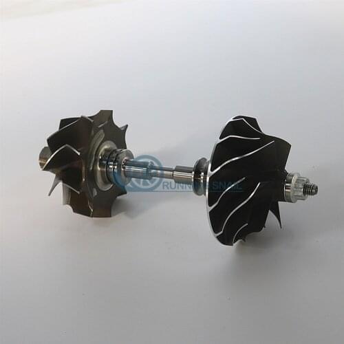 Turbocharger rotor for AUDI SKODA VOLKSWAGEN - 2.5 TDI 150 hp GT2052V 454135 454135-0001 TW47.2*38.4 CW52*38.6