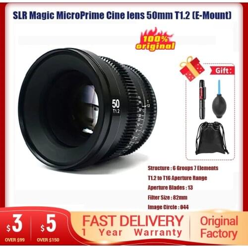 SLR Magic MicroPrime Cine 50mm T1.2 (E-Mount)