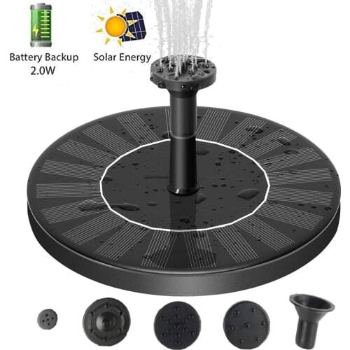 Floating Solar Fountain Garden Small Solar Fountain Decorative Water Fountain Pool Pond Decoration Water Pump Garden Decoration