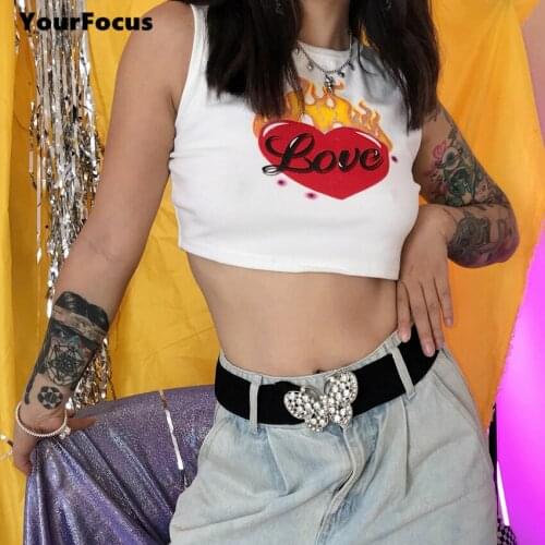 90s vintage cool girl bling bling flash drill butterfly belt knitted elastic belt