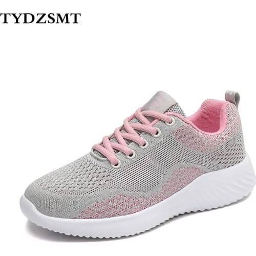 TYDZSMT Sneakers Women Vulcanized Shoes Women Summer Lace Up Black Flat Shoes Female Plus Size 41 Light Breathable Walking Flat