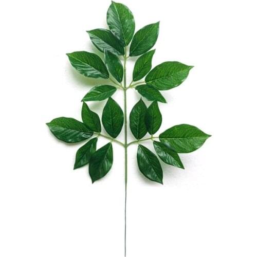 High simulation of leaf happiness over glue feel false leaves wedding dress up wedding scene layout background wall