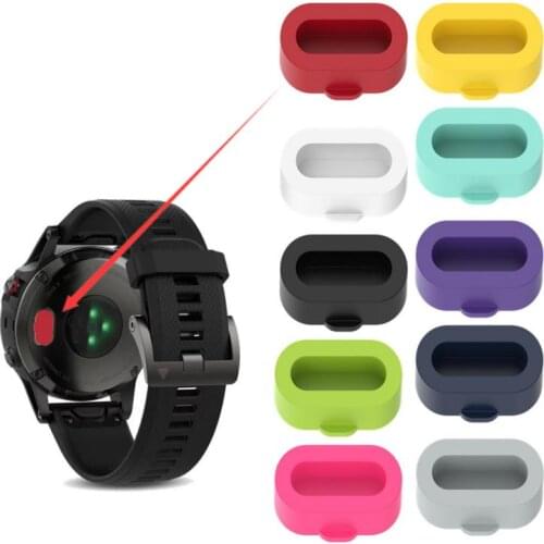 Charging Port Silicone Dust Plug Set For Garmin Fenix5 5S 5x Plus Sweat Proof Protective Plug Accessories For Fenix 6 6s 6x Pro