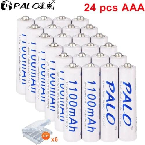 Palo AAA battery 1.2v AAA battery 3A NIMH 1100mah AAA Battery Rechargeable aaa Batteria ni-mh batteries battery rechargeable