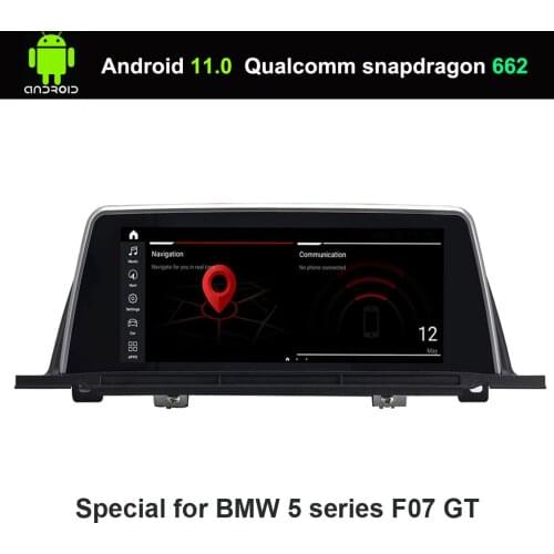 10.25" 8-Core Android 11 Car multimedia Player for BMW 5 Series F07 GT (2011-2017 CIC NBT option)