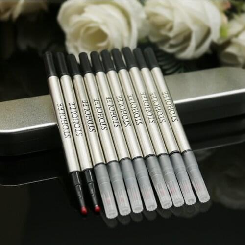Free Shipping Top Quality Black Refill for Roller Ball Pen School Office Suppliers Smooth Rollerball Writing Pen Refill